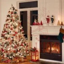Indoor Christmas Decor: Cozy Throw Blankets in California